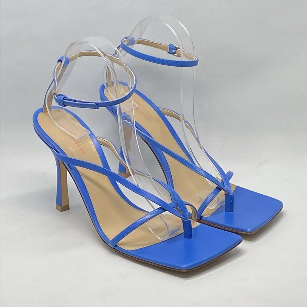 Bottega Veneta Stretch Leather Strappy Thong Sandals size 40